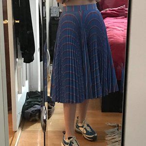 Raf Simons for Calvin Klein Pleated Midi Skirt